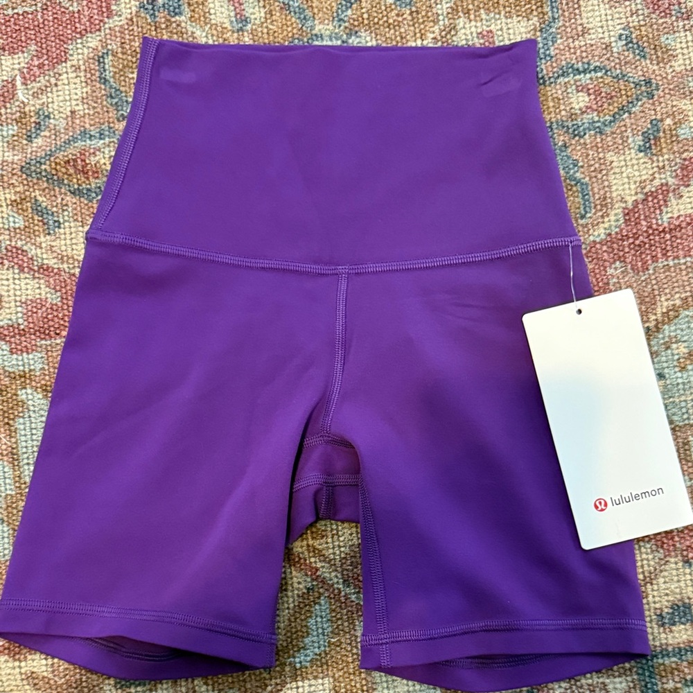lululemon athletica align Vibrant Purple Bike Shorts